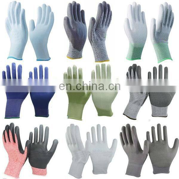 Cheap 13g Rubber Dipped Safety Glove Latex Coated Work Gloves Gloves For Construction Wholesale