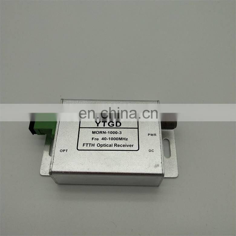 cable tv fiber rf 1550nm mini ftth indoor receiver optic node