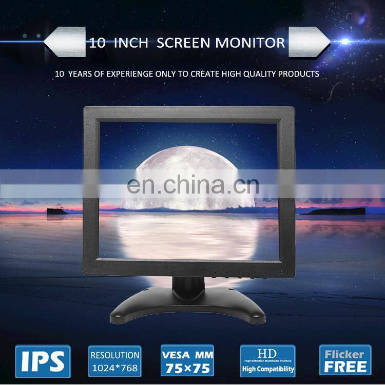 LCD 10" Monitor Full HD Industrial Open frame Desktop computer monitor
