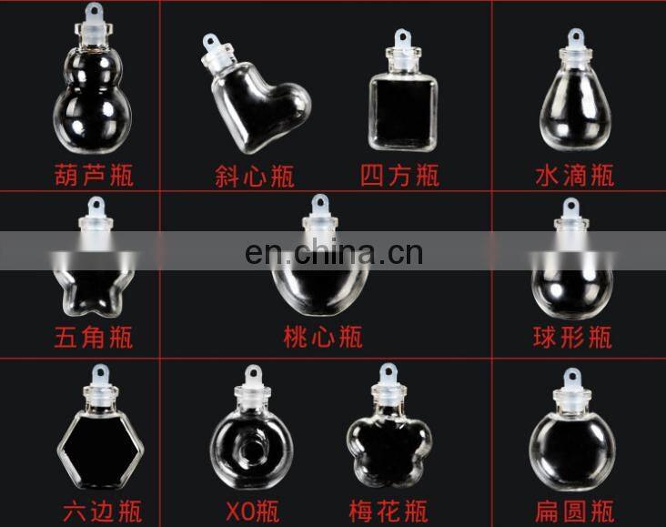 lovely glass vials for pill container with cork stopper, wishing drift bottles