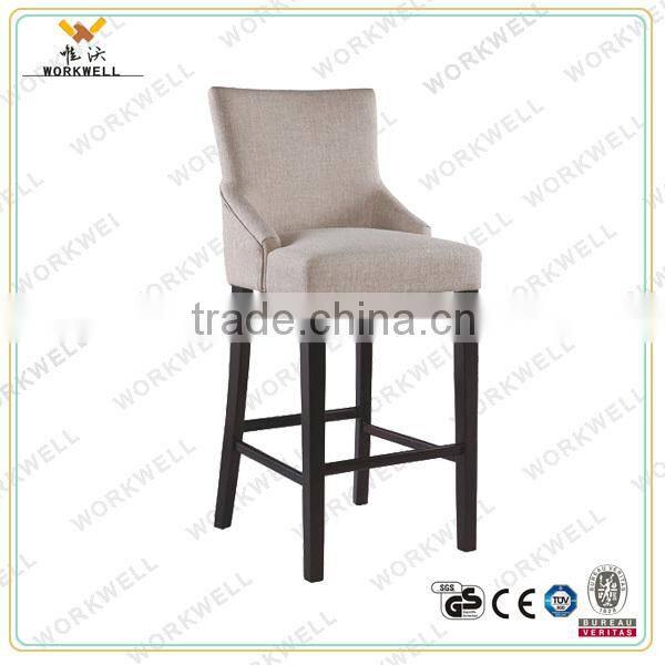 WorkWell 2014 latest sofa design living room sofa with high Rubber wood legs Kw-D4194