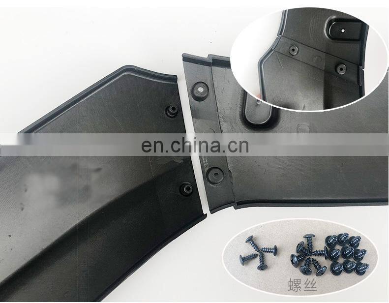 Factory Directly Supply Other Auto Parts Car Accessories ABS Material Black/Carbon Fiber Color Universal Front Lip For All Cars