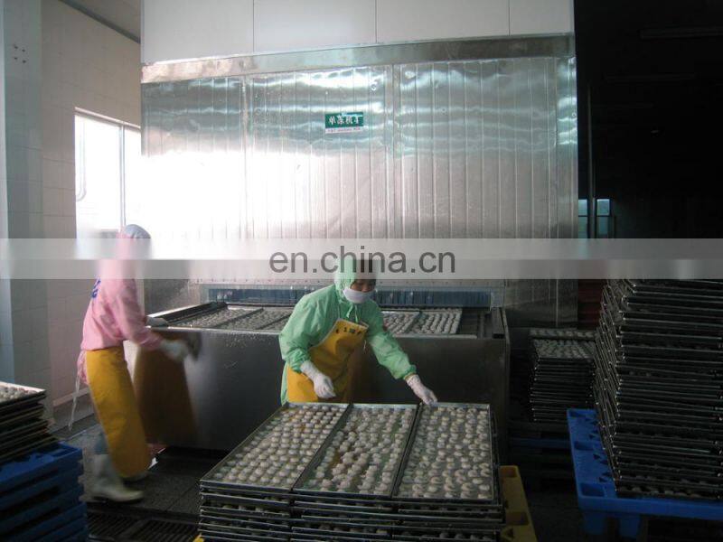 Automatic food quick freezing machine auto industrial and commercial meat IQF freezer tunnel machinery cheap price for sale