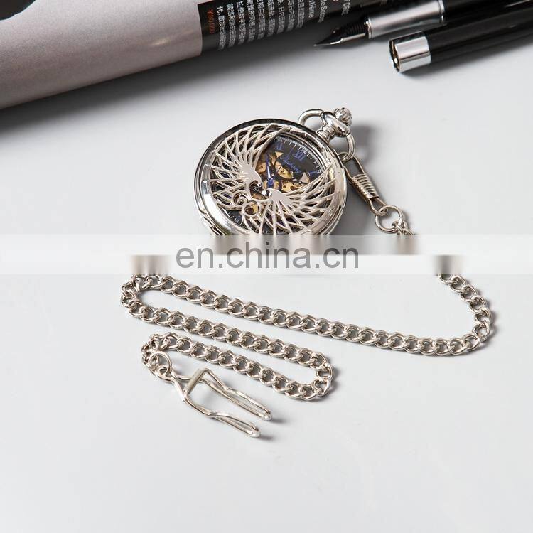 GOHUOS Luxury hand winding mechanical pocket watches for men private label mechanical watch