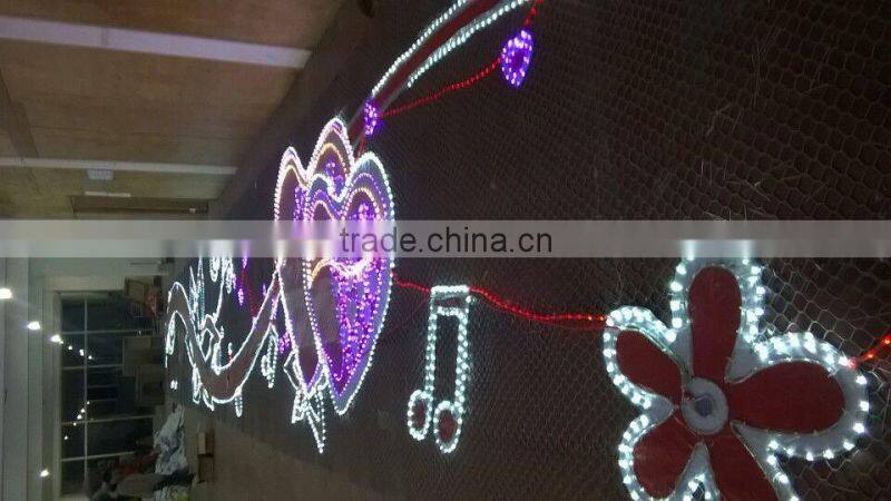 Star decoration outdoor christmas light arches