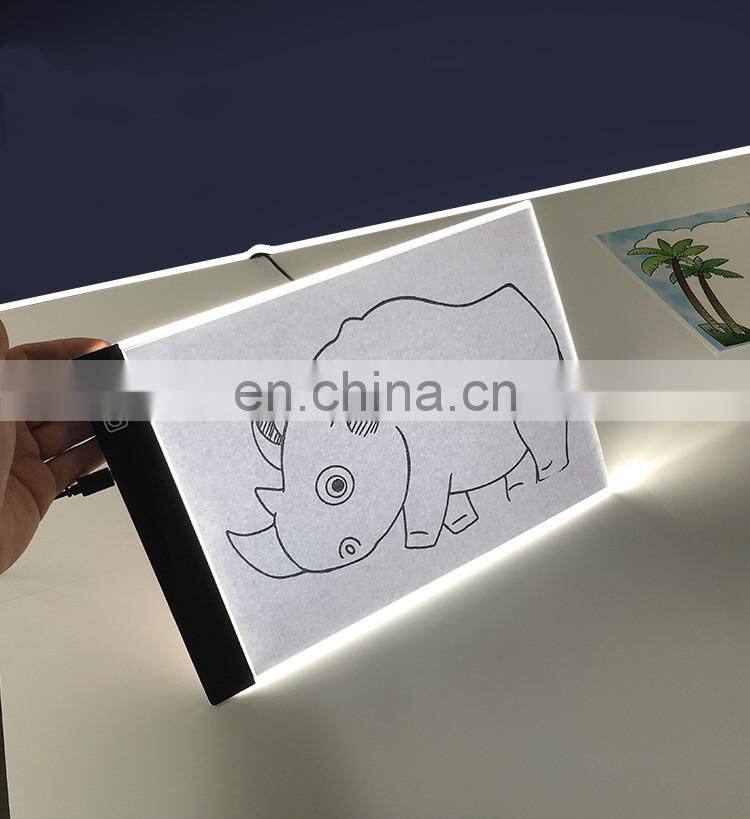 3 Level Dimmable Led Drawing Copy Pad Board for Baby Toys A5 Size Painting Educational Toys Creativity for Children
