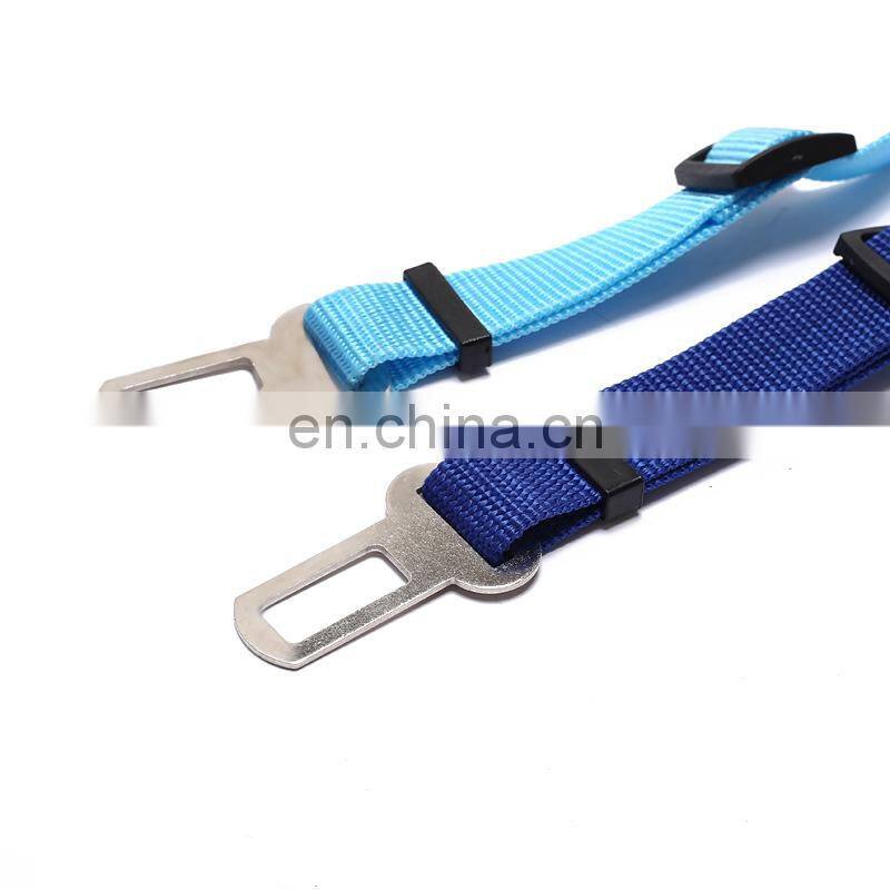 Pet Dog Cat Car Seat Belt Dog Accessories Adjustable Harness Lead Leash Small Medium Travel Clip Puppy Collar Leash