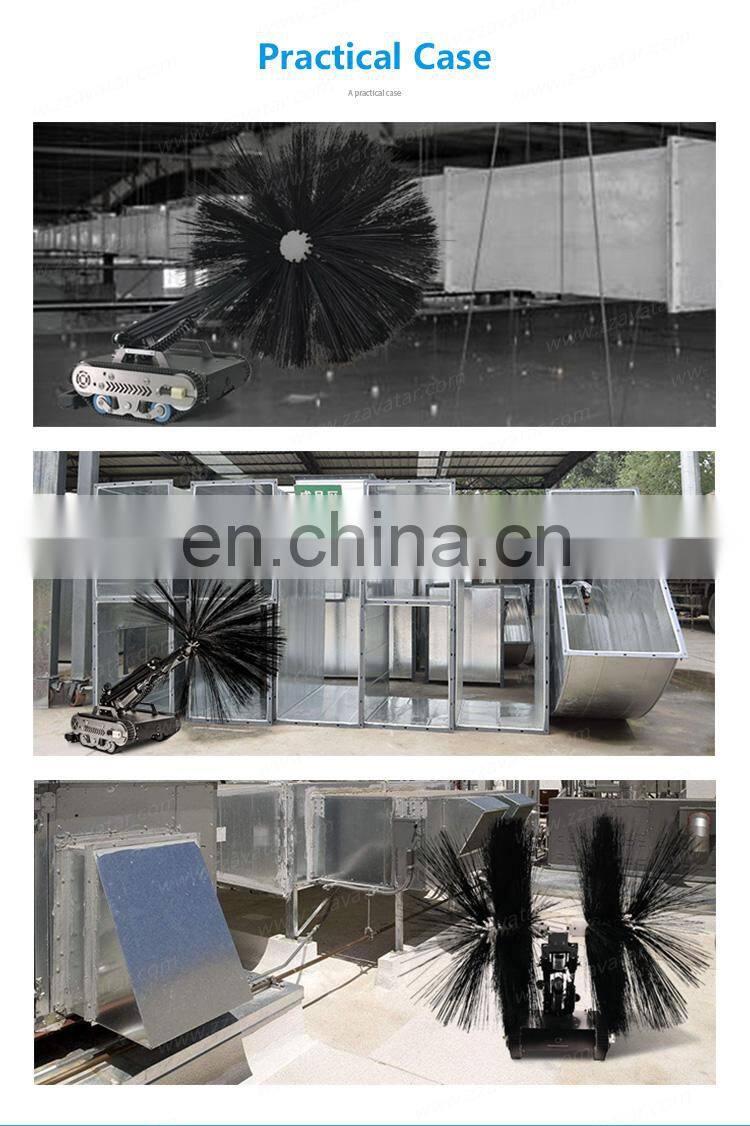 DFEY 250-1000mm horizontal air duct cleaning machine equipment robot PCS-350III