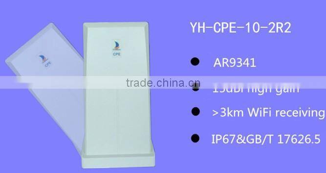 2016 OEM Chinese 3km-5km wireless outdoor 2.4g cpe with wholesale price directional antenna