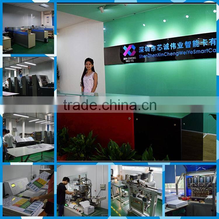 4 color offset printing plastic pvc smart ic/id card