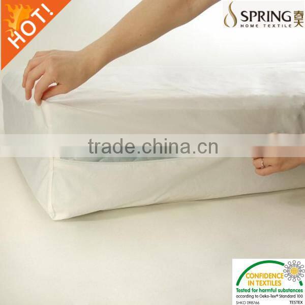 best selling amazon spring bed bug mattress cover with zippers