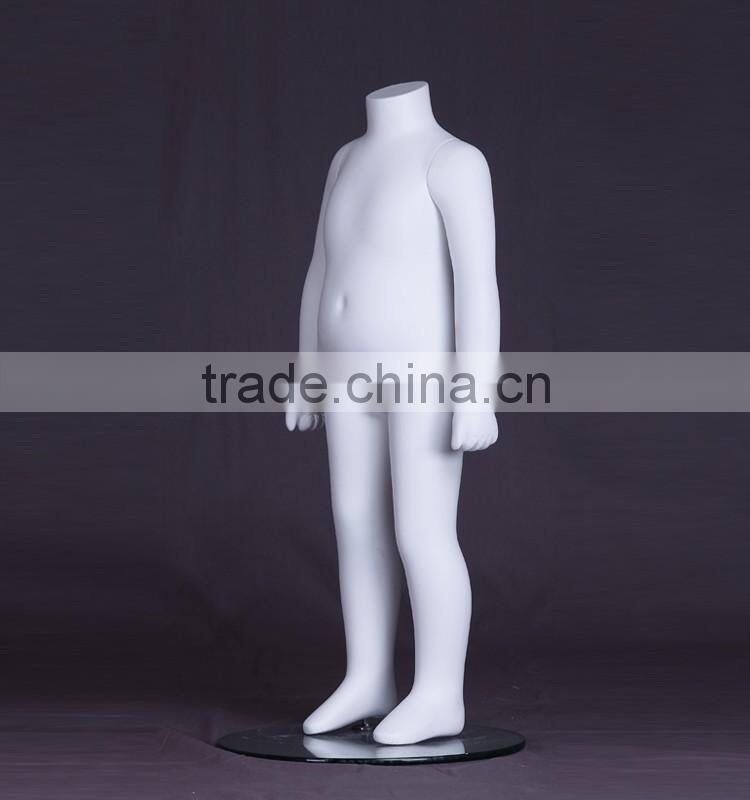 headles fiberglass kid display mannequin