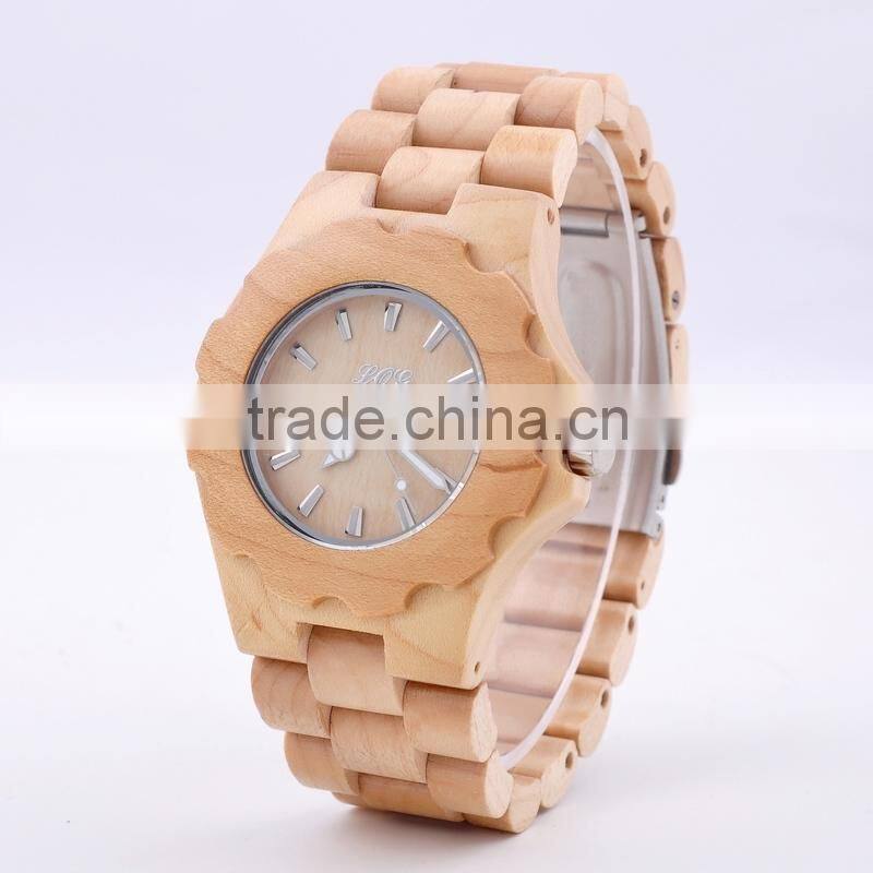popular cheap hot sale unisex sandral digital wrist watch wood