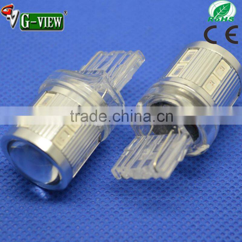 Newest hotsale !! high quality 7440/7443 12smd 5630 with 5W Creeled automotive led lamp