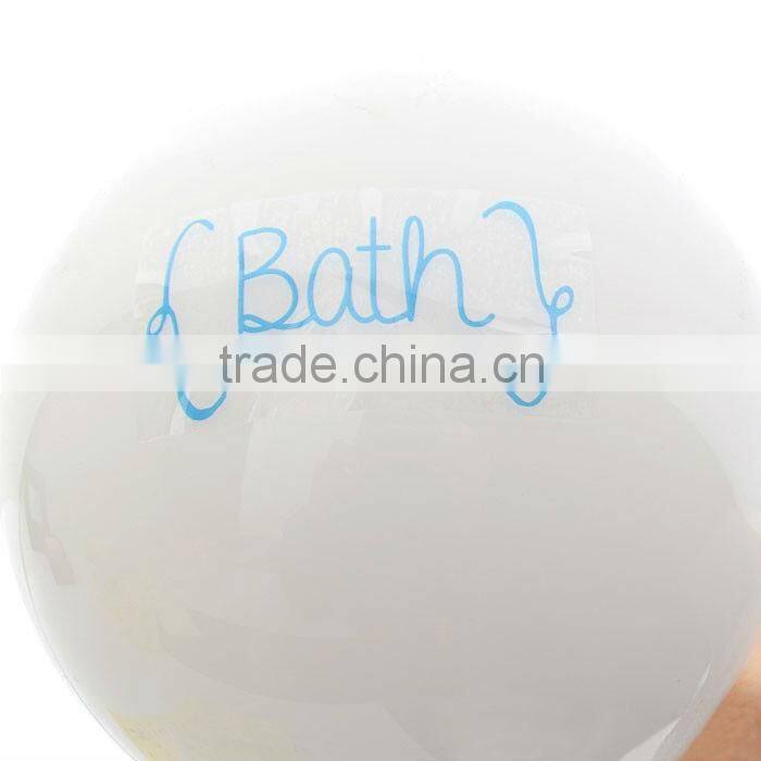 Transparent Vinyl BATH Stickers for Gift Wrap, Gift Boxes