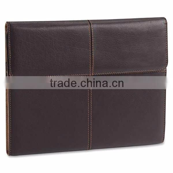 Custom genuine leather case for ipad simple leather mini apple case