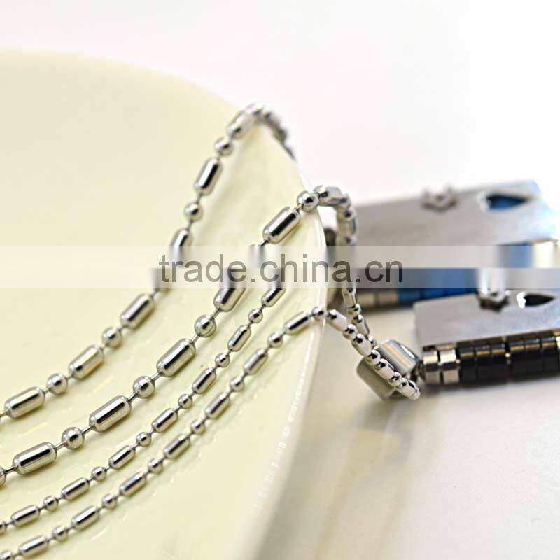 Beaded Necklaces Type Stainless Steel Jewelry Main Material Bead necklace