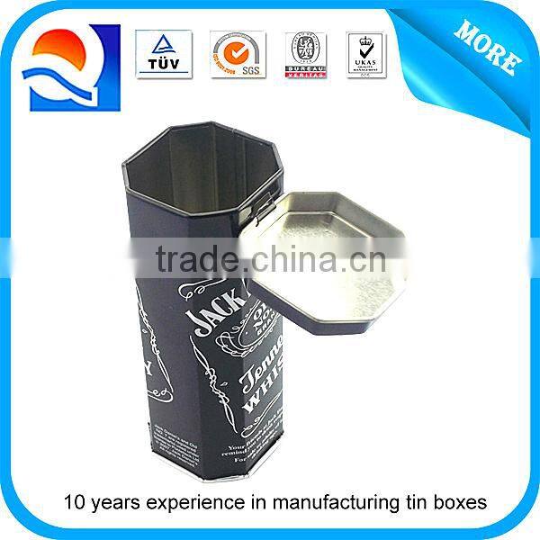 wholesale tin box whiskey with plastic bag