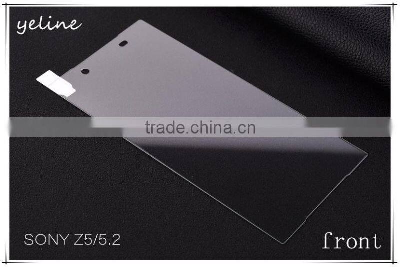 9H hardness tempered glass front screen protector for sony z5mini