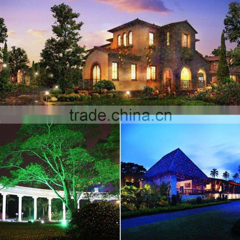 Waterproof garden laser lighting/ outdoor laser projector/mini star laser light