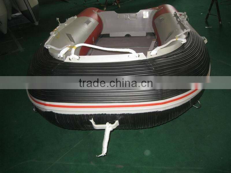Hypalon/PVC CE Plywood floor 380 Foldable Inflatable Boats assist boat