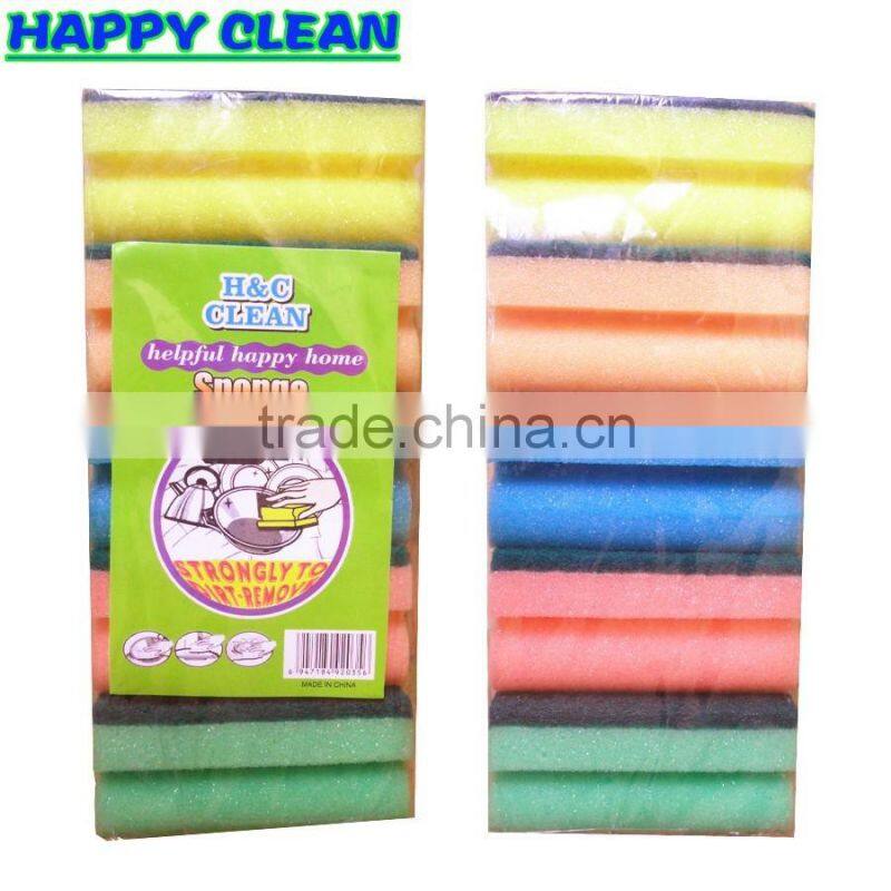 Good quality Colorful Sponge Scouring Pad