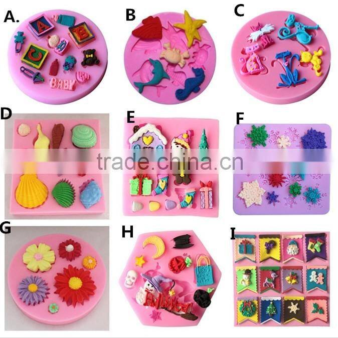 Wholesale 3D Lovely Crown Fondant Silicone Mould