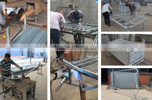 galvanized steel traffic crowd control barrier