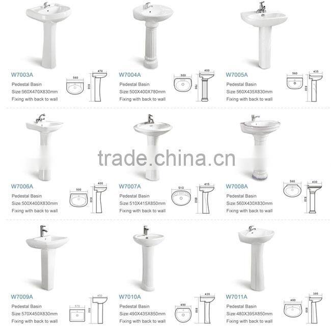 bathroom accessories wholesalers ceramic wash basin