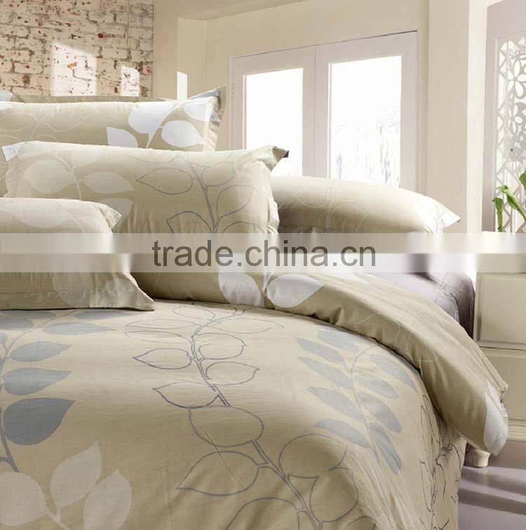 China manufacture elegant design warm soft bamboo reactive printed bedding