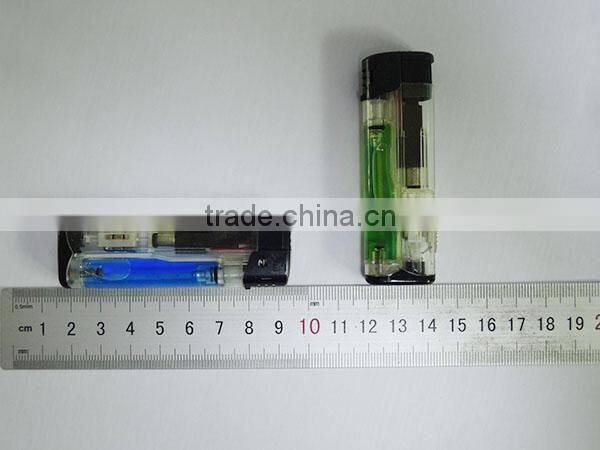 five color gas electronic lighter cigar lighter with led light