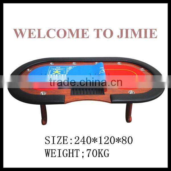 hot sale custom poker table with logo printing