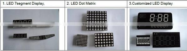 Common Cathode Anode NEWSHINE FND Single Blue Color LED 7 Segment Display 0.5"