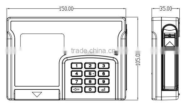 Single Phase STS Split Keypad Prepaid Energy meter with wireless CIU/UIU