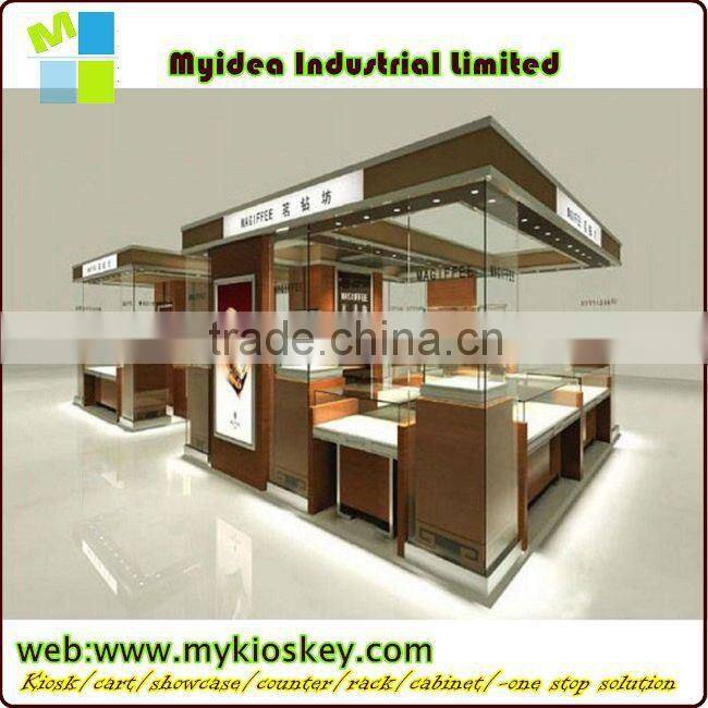 Modern style jewelry displays showcase design (JDPWC-WHITE)