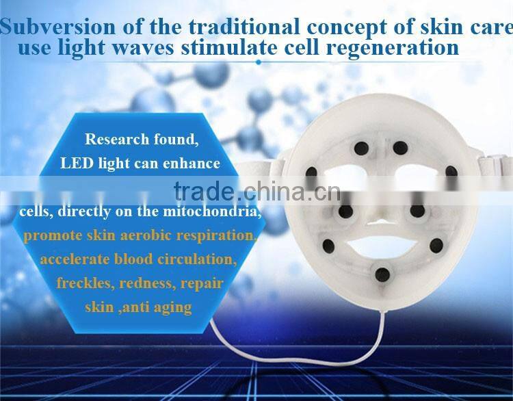 Beauty 3D Vibration Photon LED Facial Mask/Magic Skin Rejuvenation Led Masks/facial