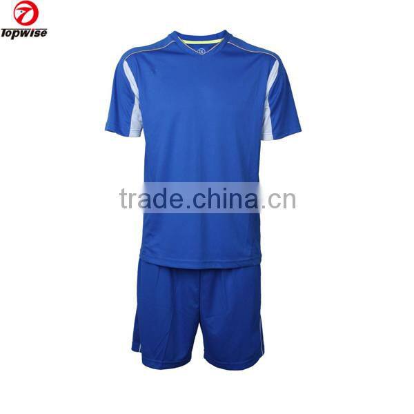 Top quality short sleeve football shirt maker soccer jersey for football player