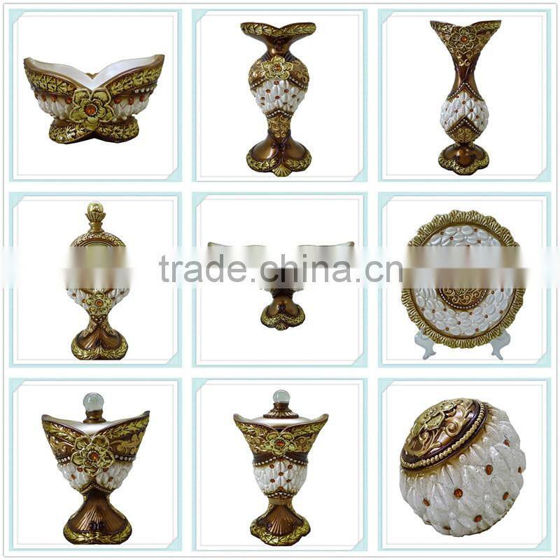 collection classical polyresin flower vase