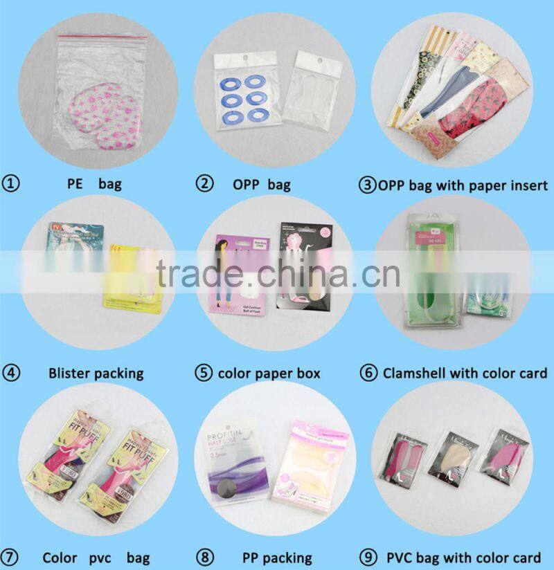 shoes insert massage gel arch support pad