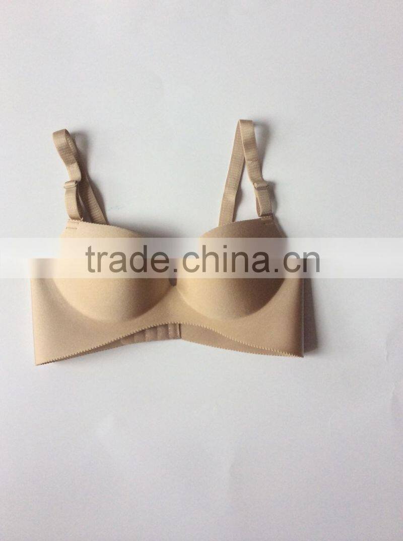 Solid Color Push Up Underwear Steel Support Bra