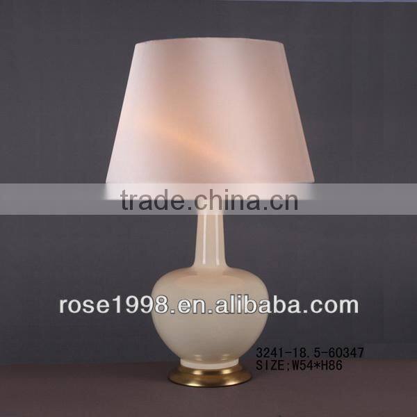 modern glaze ceramic nightstand lamp