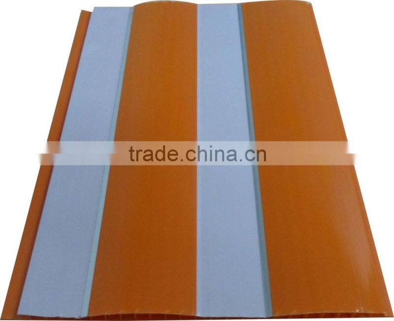 Arc style plastic ceiling panel, Size 9mm thickness, 20cm width S306