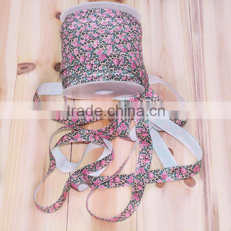 Heat printed color by the yard colors chart available, elsatic for headband