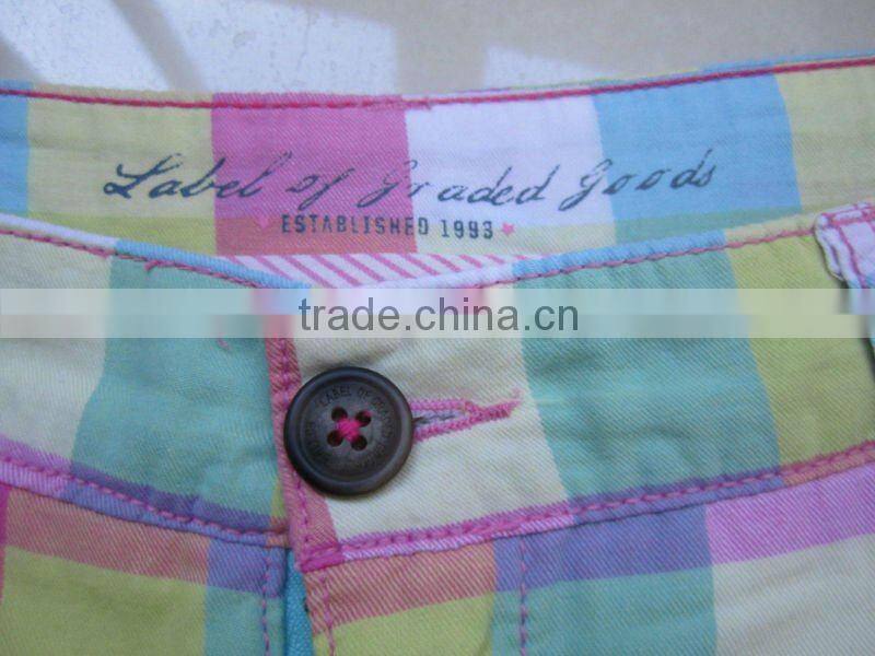 2012 new fashion ladies Colored casual soft cotton hot shorts