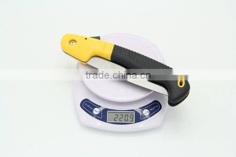 180MM 65mn steel Hand garden folding saw with black handle