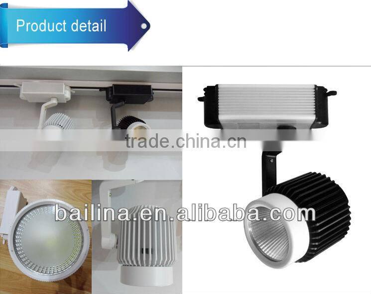 3-phase 30w cob commercial led track lighting systems