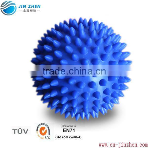 promotional manufacturer offer 9cm spiky shape massage ball body arm pain stress relief mini massage ball