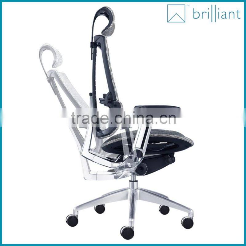 888A Modern ergonomics high back mesh fabric office chair with Aluminum alloy five-star foot
