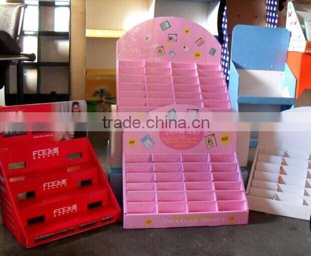 Custom Paper Printed Corrugated Retail Counter Display Box