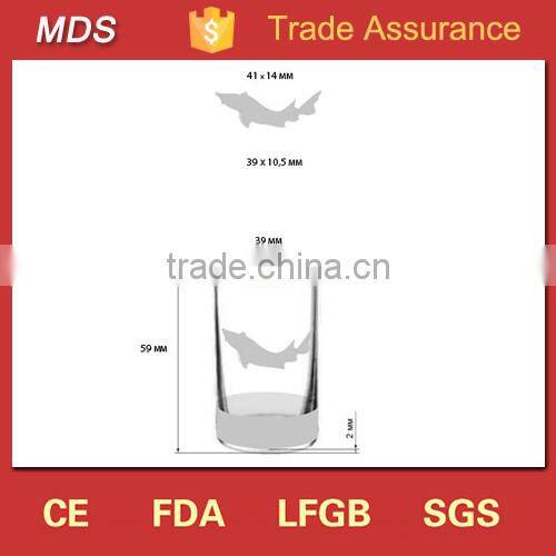 Russian vodka rock beluga pewter aluminum label fish shot glass